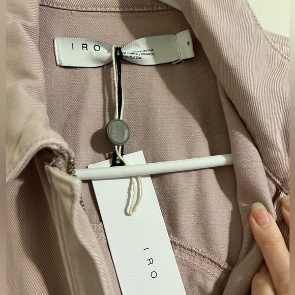 NWT IRO LIKASI JUMPSUIT | color: old pink (blush/pink | FR 38 US 6 - Picture 16 of 16